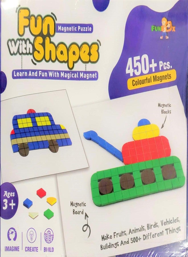 Negi Fun with Shapes Big Magnetic Puzzle for Kids ,450 Pieces - Image 1